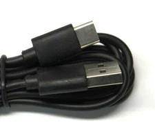 Black Replacement Charger USB-C Cable Cord for PlayStation 5 Controllers For PS5