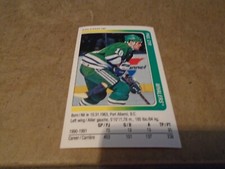 1991-92 PANINI STICKER  #321 PAUL CYR  HARTFORD WHALERS