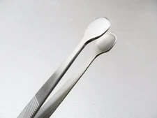 Tweezers Bead & Pearl Holding Large Tips 10mm Hollow Wide Round Shape Stainless