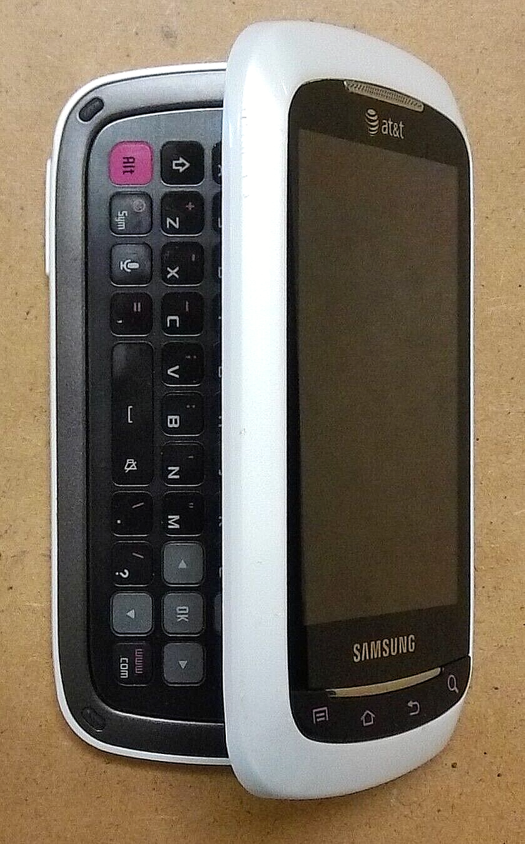 Samsung DoubleTime SGH-I857 - White ( AT&T ) Very Rare Android