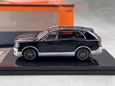 GCD 1/64 Scale Century G70 SUV Black/Silver Diecast Car Model Toy