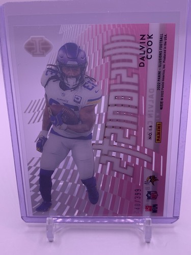 2022 Panini Illusions - Illusionists Pink #I-8 Dalvin Cook 140/399 Vikings - Picture 2 of 2