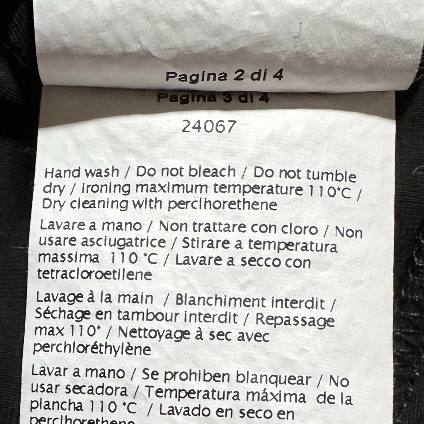 Top donna RED VALENTINO nero avvolgente taglia XS blusa peplo cravatta vita manica lunga