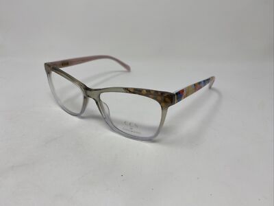 CCS BY COCO SONG EYEGLASSES FRAME CCS 106 6 55/16/140 GREEN BLUE MUTLICOLOR D310