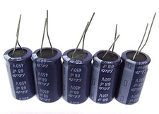 68uF 450V (5x) Electrolytic Capacitors 450V 68uF Volume 18x33 mm 