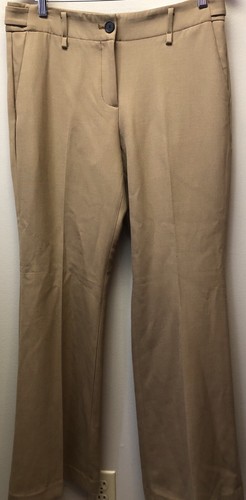 Stretch Flare Beige Camel Ponte Knit 