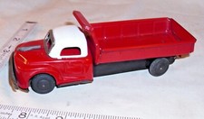 DUMP TRUCK TIN FRICTION TOY IN RED JAPAN