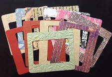 SLIDE FRAME Die-Cuts(4pc) Approx:4-1/2"x4"Journaling •Scrapbooking•Card Making
