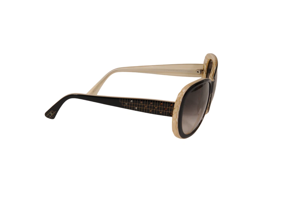 Gafas de sol Judith Leiber para mujer JL1036B negras beige gafas mariposa y2k redondas Foto 3 de 4