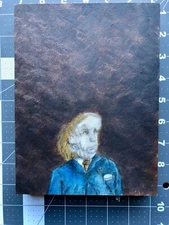 Oil Painting Joseph Merrick, the Elephant Man Portrait by Michele Rave Grassani