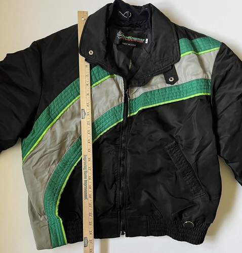 VTG ARCTICWEAR- Mens Vintage TIGER Snowmobile Jacket Coat Removable Liner -Large - Picture 10 of 11