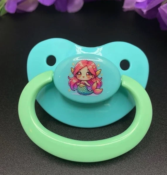 Chupete Sirena Adulto - ABDL - DDLG Ocean Theme Accesorios Foto 4 de 4
