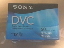 Sony DVC Mini DV Digital Video Cassette 60 Min LP-90 Lot Of 3 Factory Sealed NEW