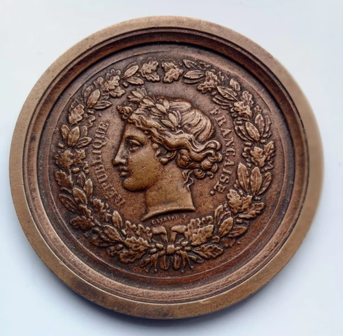 FRENCH MARIANNE BRONZE MEDAL