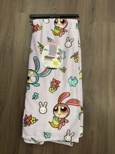 The Powerpuff Girls Easter Super Soft Plush Throw Blanket 50in. x 70in.