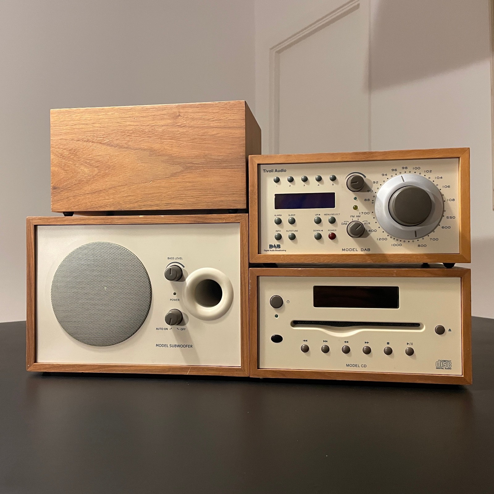Tivoli Radio Set Model DAB + CD + Subwoofer + Speaker - by Henry Kloss