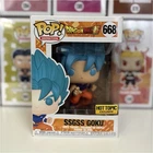 Funko Pop! Animation Dragon Ball Super SSGSS Goku #668 Hot Topic Exclusive