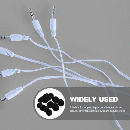 10 Pcs Kabelklemme Büro Datenkabelmanager Kabel-Organizer Für Den Schreibtisch - Photo 12/12