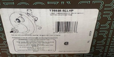 Brizo T75535-SLLHP Litze Thermostatic Valve Trim, Luxe Steel