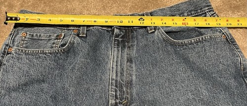 Levis 550 Relaxed Fit Jeans Herren 38x34 Blau 100% Baumwolle Denim Taper Straight - Bild 4 von 7