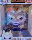 CAST SIGNED Funko Pop! Vinyl Jumbo: My Hero Academia - All Might (10 inch) #821