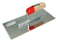 Fortis GläTtekelle Gezahnt Rostfrei 280 X 130 Mm / 6 X 6 Mm