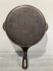 Griswold No. 5 Cast Iron Skillet 724 M Erie PA Sits Flat