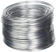 OOK #18 Galvanized Hobby Wire (110 ft Coil) | 25 lb Strength 18 x 110', White