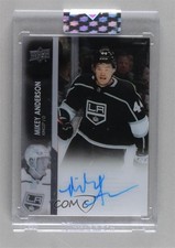 2021-22 Upper Deck Clear Cut Mikey Anderson #CC-MA Auto 1l2a