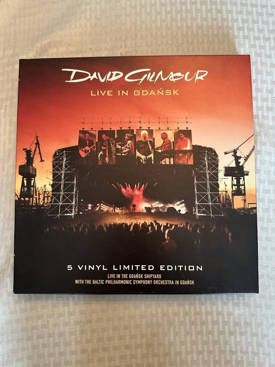 David Gilmour Live in Gdansk 5LP Box Set Complete NM Vinyl w/ Book