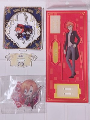 Nakahara Chuya Osamu Dazai Bungou Stray Dogs Acrylic Stand Set New/Used
