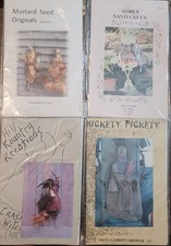 MIXED LOT PRIMITIVE SEWING PATTERNS lot 52