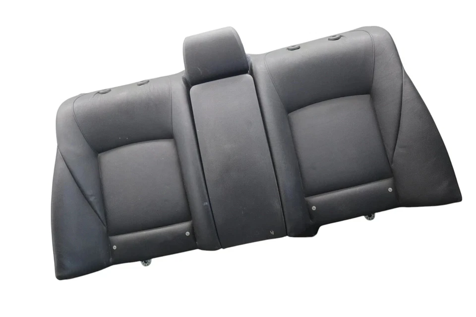 09-15 BMW 740i 750Li Trasero Segunda Fila Superior Asiento Cojín Cuero Negro Fabricante Original Foto 4 de 4