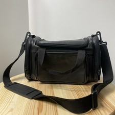 Quantaray Black Canvas Camera Camcorder Carry Shoulder Bag Large