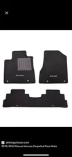 Nissan Murano Floor Mats 3 Piece Set Black Carpet New 2019-2024 999E2C7000