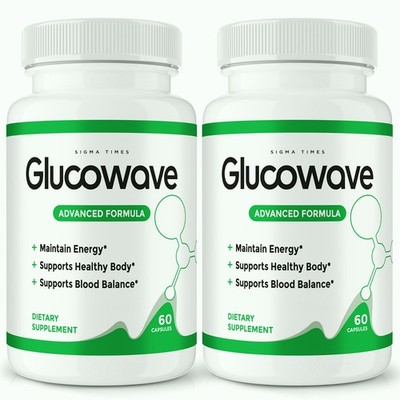 GlucoWave Capsules, Advanced Formula for Balanced Metabolism & Blood Health -2PK
