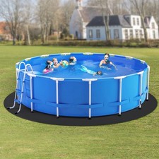 12ft Round Pool Liner Pad for Above Ground Pools Heavy Duty Pool Mat