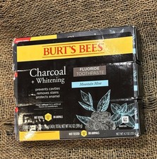 Burt s Bees Charcoal Whitening Toothpaste Fluoride Mountain Mint 4.7oz 3 Pack
