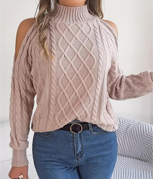 Women Gloria Sweater Pink Viscose 32