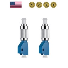 2Pcs Visual Fault Locator Fiber Adapter, Fiber Optic Connector, Single Mode 9...