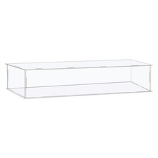 Display Case Box Acrylic Box Transparent Showcase 41x11x11cm for Collectibles