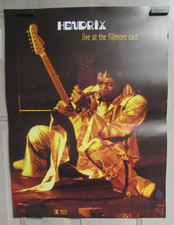 JIMI HENDRIX NUMBERED PROMO POSTER "LIVE AT THE FILLMORE EAST " 1999 MCA - RARE