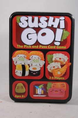 Sushi Go! Card Game Gamewright Ages 8+ 2-5 Players Family Party Game TIN