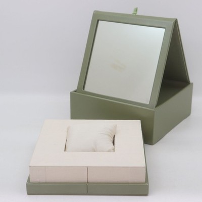 Genuine Van Cleef & Arpels Watch Case Box with Mirror Rare Green Watch