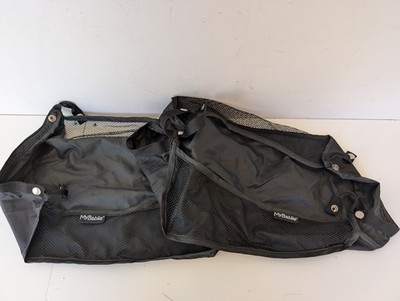 2 x My Babiie MB11 Doppelkinderwagenkörbe schwarz