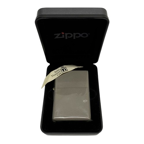 Zippo SOLID TITANIUM solid titanium made in 2001 USA Men's jewelry accesso - Picture 2 of 7