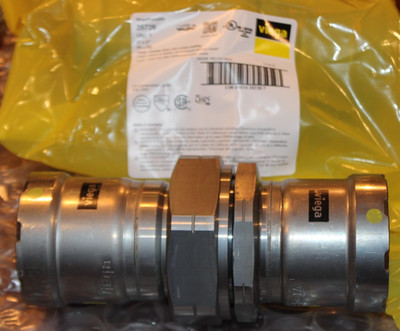 Viega 25726 - MegaPress 2'' x 2'' P X P Union Carbon Steel Press Fitting