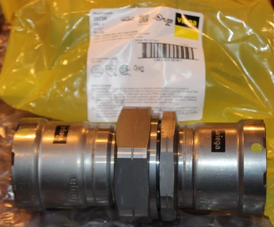 Viega 25726 - MegaPress 2" x 2" P X P Union Carbon Steel Press Fitting