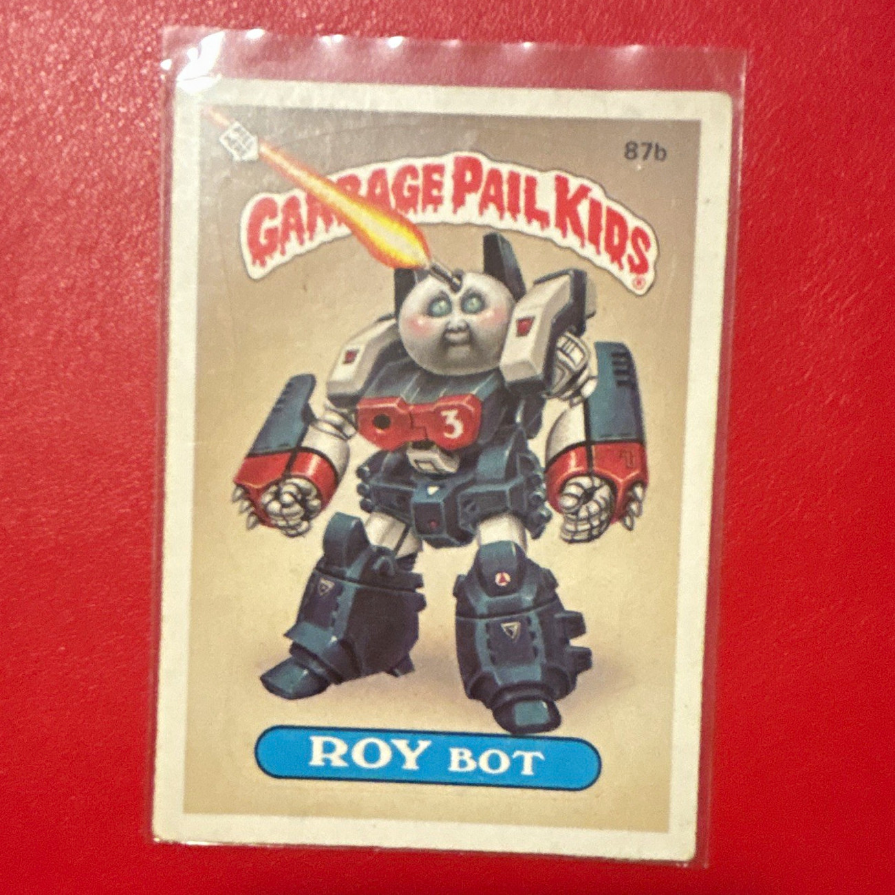 Topps Garbage Pail Kids Roy Bot 87b Puzzle Non-Sport Trading Card