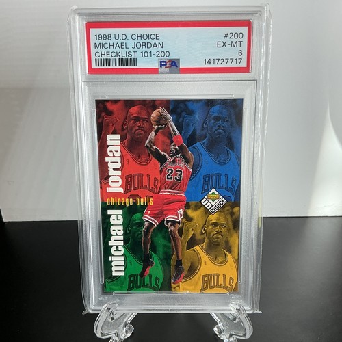 Michael Jordan [Checklist #101-200] #200 1998 UD Choice card